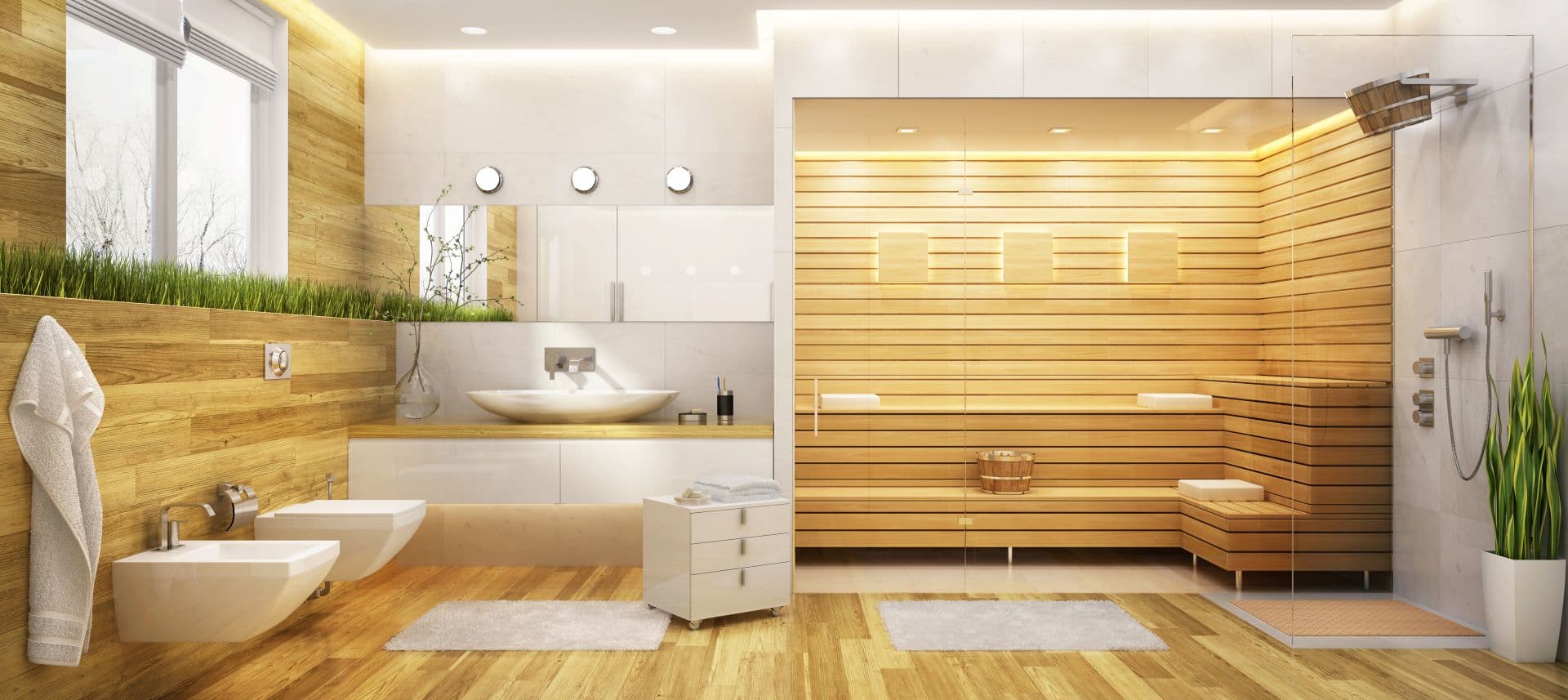Steam Baths & Showers Banner Image